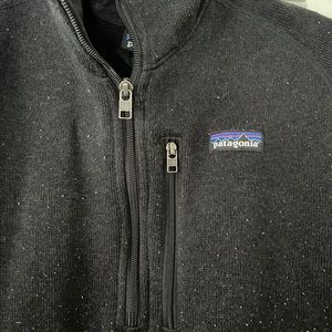 Black Patagonia men’s quarter zip